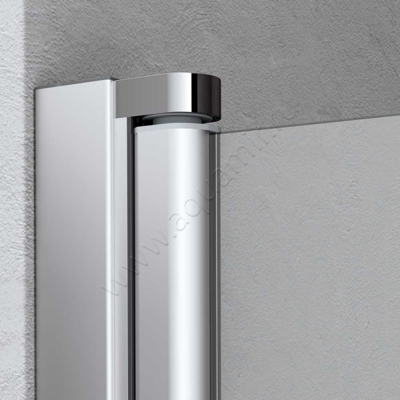 Маятниковая душевая дверь для боковой стенки/боковой двери Kermi Liga LIPTD070201AK в интерьере