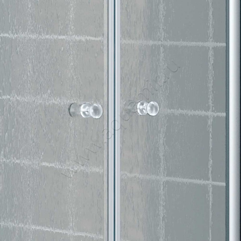 Маятниковая душевая дверь для боковой стенки/боковой двери Kermi Nova 2000 N2PTD1002011K в интерьере