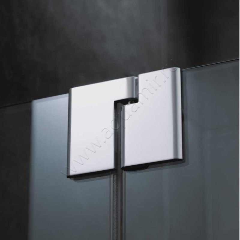 Маятниковая душевая дверь для боковой стенки/боковой двери Kermi Pasa XP PXPTF150201PK в интерьере