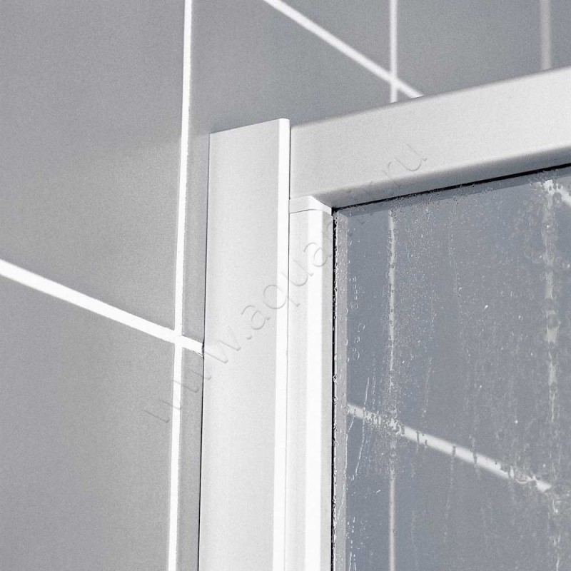 Раздвижная душевая дверь для боковой стенки/боковой двери Kermi Nova 2000 N2ST31002011K в интерьере