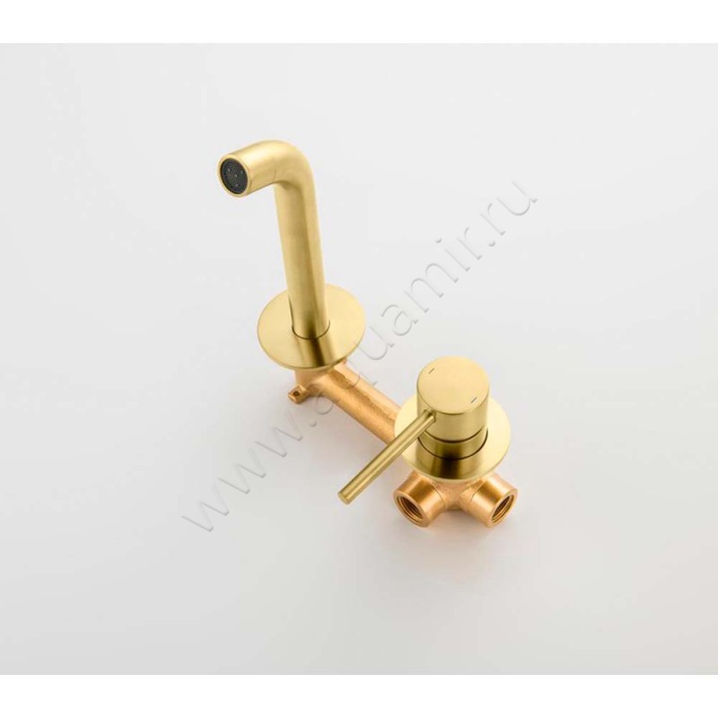 Смеситель для раковины Timo Saona золото матовое 237217SM в интерьере