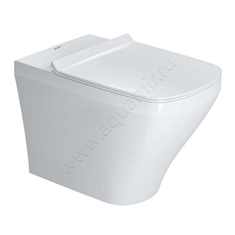 Унитаз приставной Duravit DURASTYLE с крышкой микролифт, 57 см, безободковый, белый 21500920000063790000 в интерьере