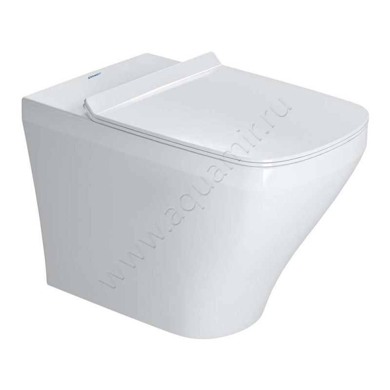 Унитаз приставной Duravit DURASTYLE с крышкой микролифт, 57 см, безободковый, белый 215009000010063790000 в интерьере