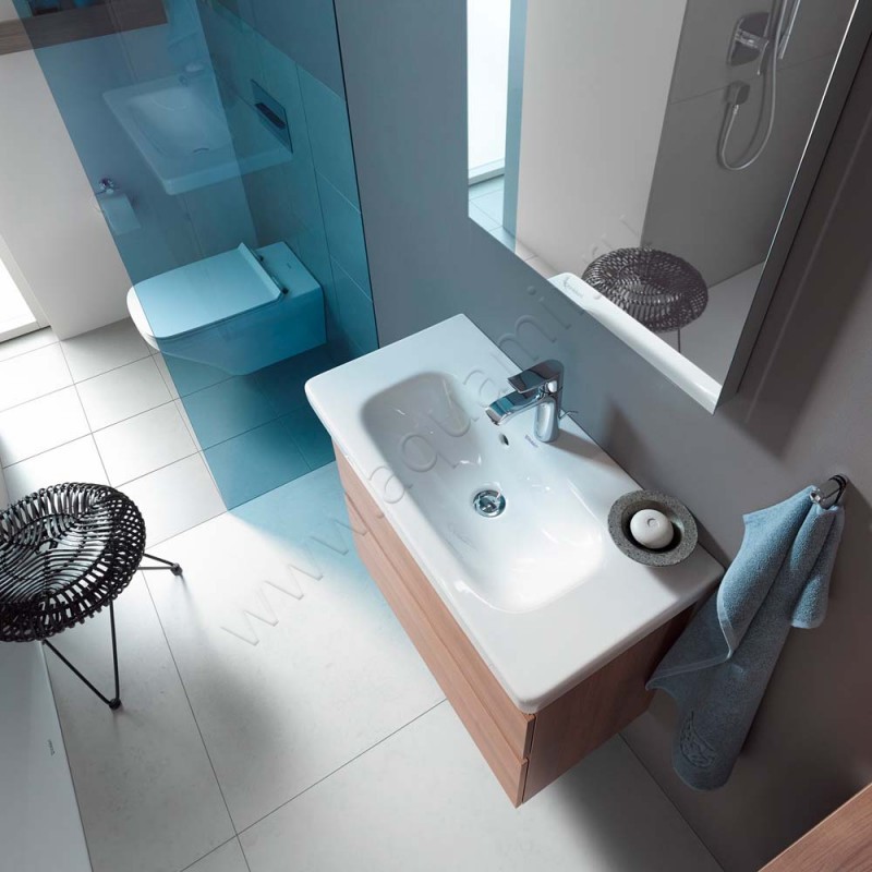 Унитаз подвесной Duravit DURASTYLE с крышкой, 62 см, безободковый, белый 25370900000060510000 в интерьере