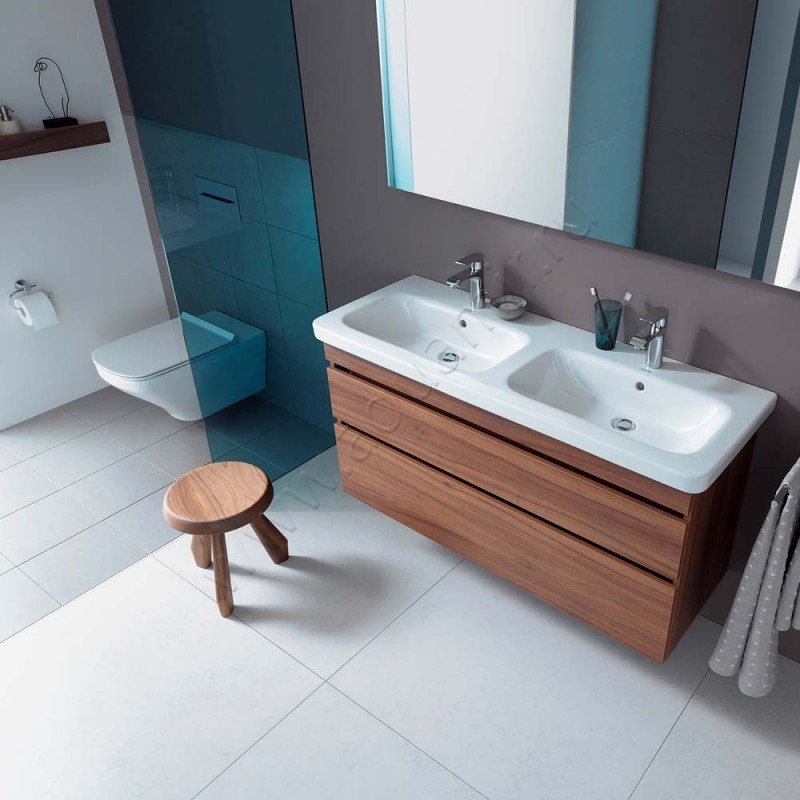 Унитаз подвесной Duravit DURASTYLE с крышкой, 62 см, безободковый, белый 25370920000060510000 в интерьере