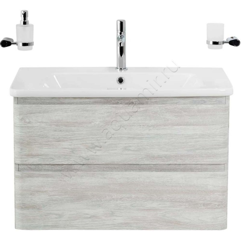 Тумба под раковину BelBagno Albano ALBANOCER8002CSORVB в интерьере