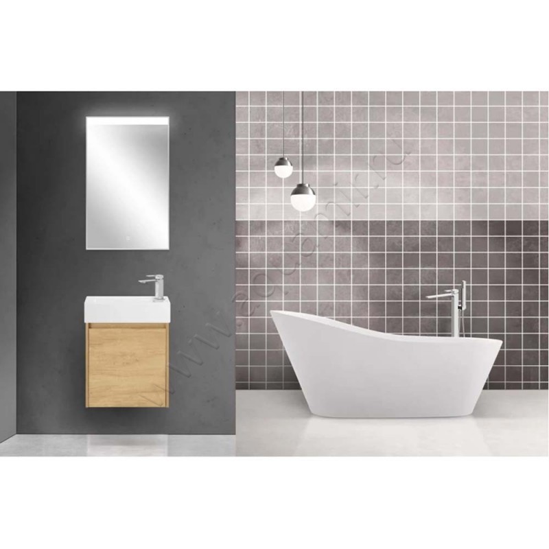 Тумба под раковину BelBagno Kraft KRAFTMINI5002601ASORNNR в интерьере