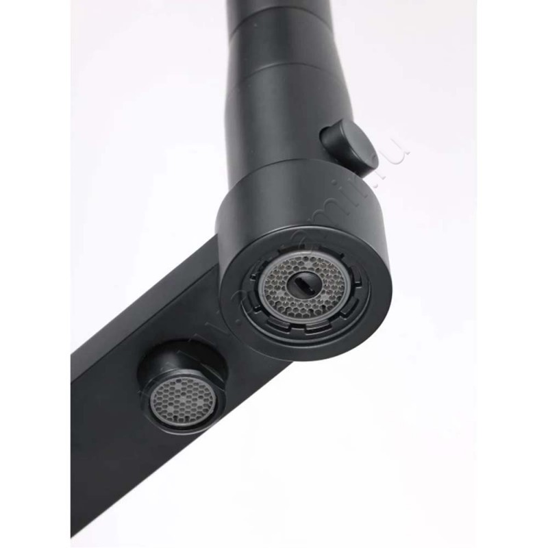 Смеситель Savol для фильтра питьевой воды, черный матовый SL1808H01 в интерьере