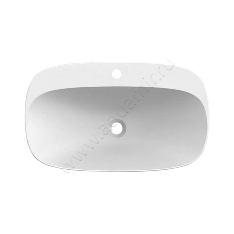 Раковина-чаша накладная с отверстием под смеситель Scarabeo Moon 70 см 550535 в интерьере