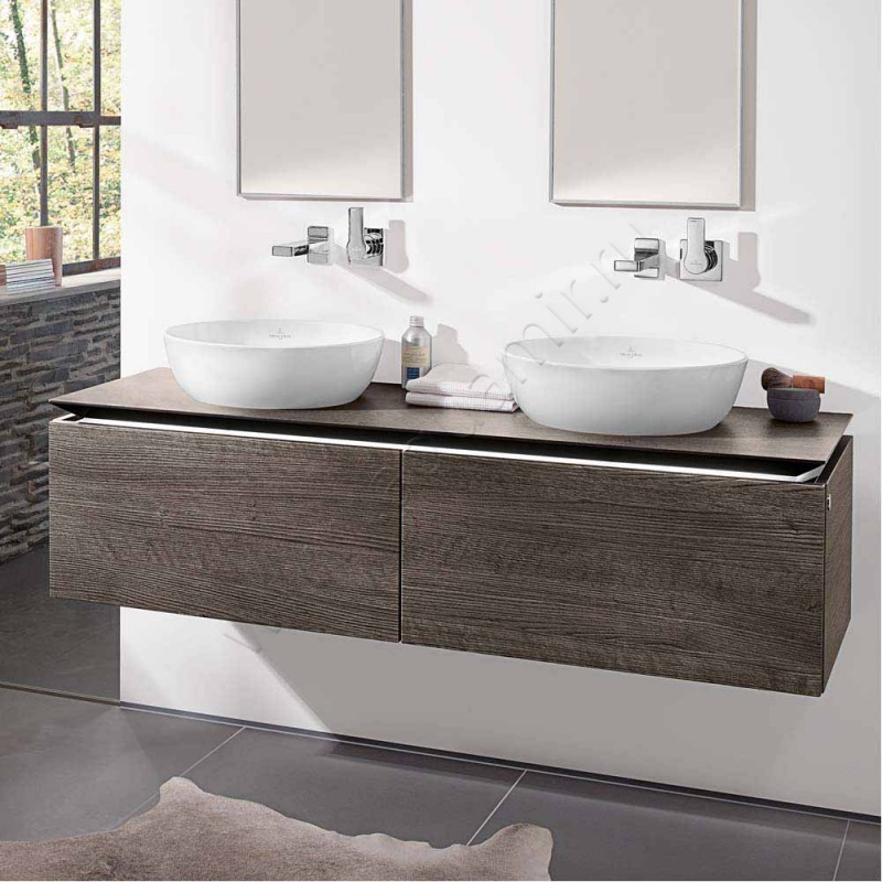 Тумба для раковины Villeroy & Boch Legato B591L0DH в интерьере