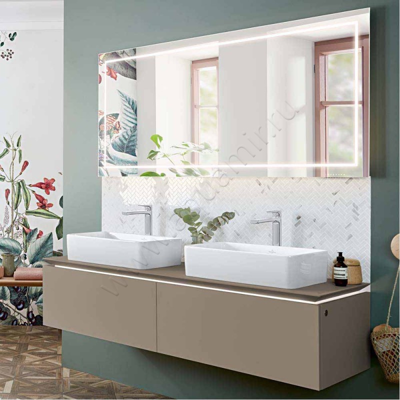Тумба Villeroy & Boch Legato B599L0VG в интерьере