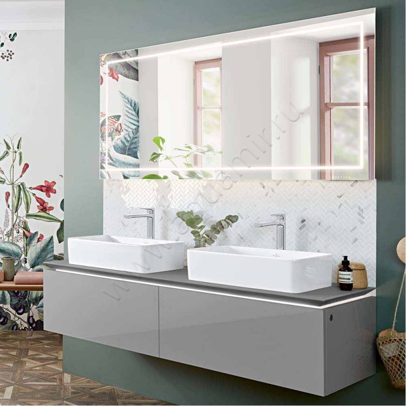 Тумба для раковины Villeroy & Boch Legato B599L0FP в интерьере