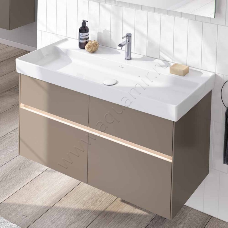 Тумба Villeroy & Boch Collaro C012L0FP в интерьере