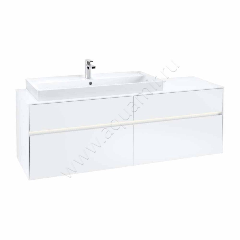 Тумба под раковину Villeroy & Boch Collaro C029L0MS в интерьере