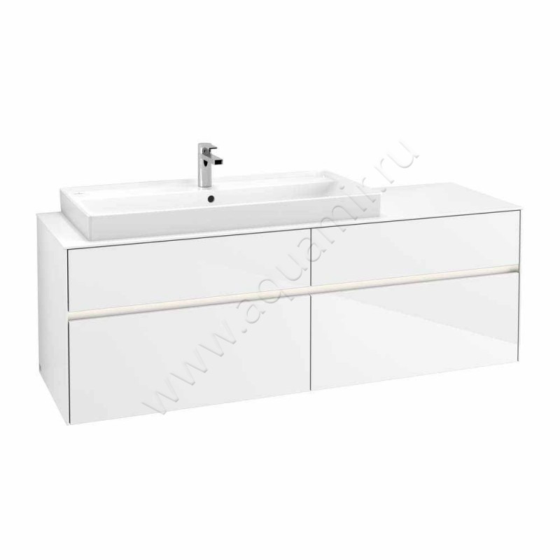 Тумба для раковины Villeroy & Boch Collaro C029L0DH в интерьере