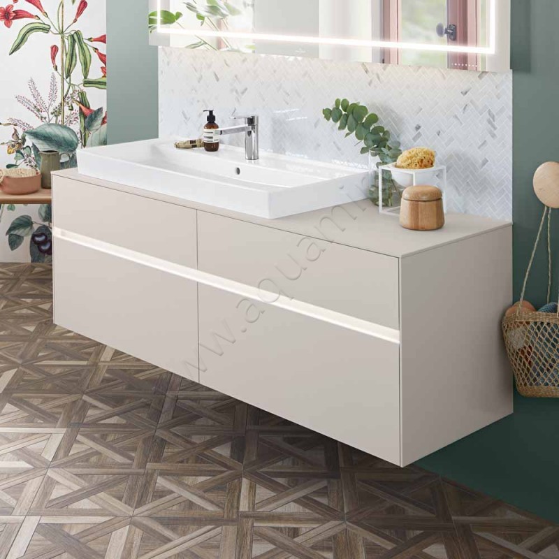 Тумба под раковину Villeroy & Boch Collaro C029L0VK в интерьере