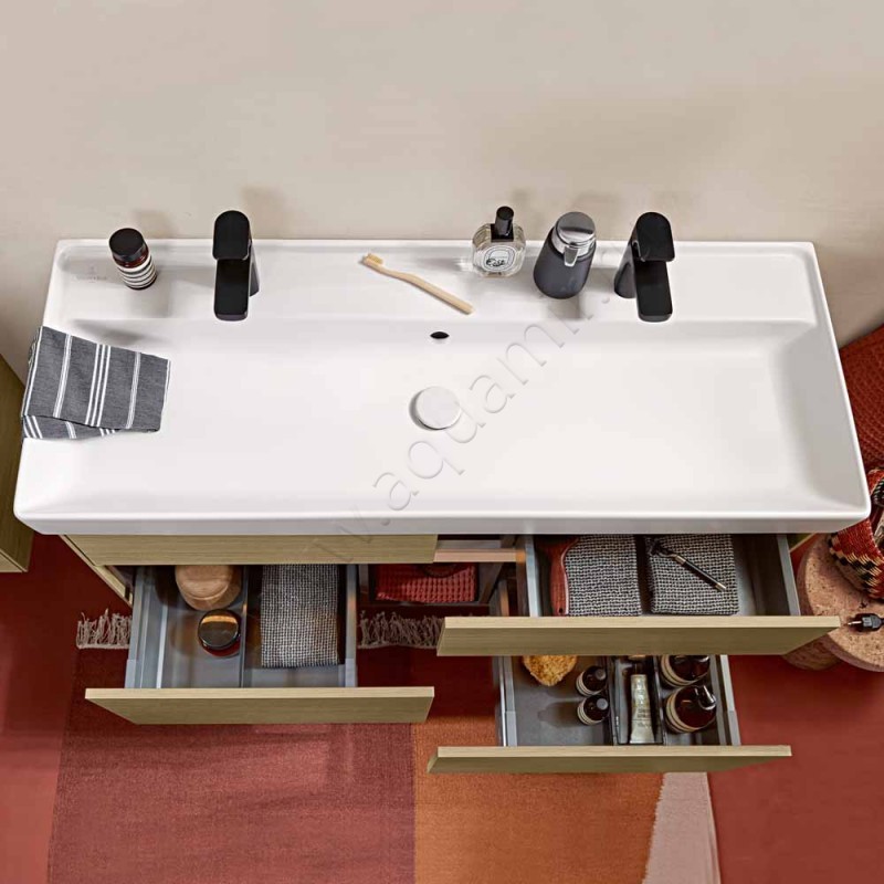 Тумба для раковины Villeroy & Boch Collaro C01200VJ в интерьере