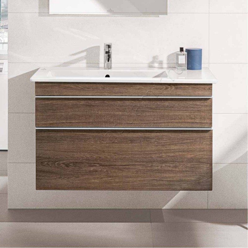 Тумба для раковины Villeroy & Boch Venticello A92702VK в интерьере