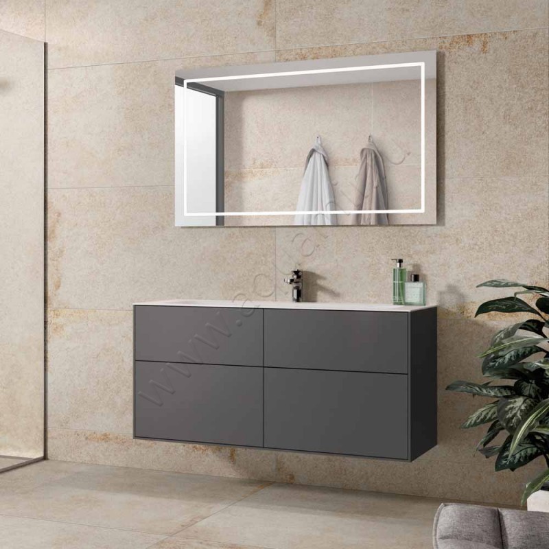 Тумба для раковины Villeroy & Boch Finion F05000GK в интерьере