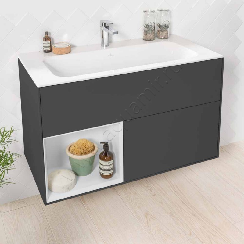 Тумба под раковину Villeroy & Boch Finion F030GFGK в интерьере