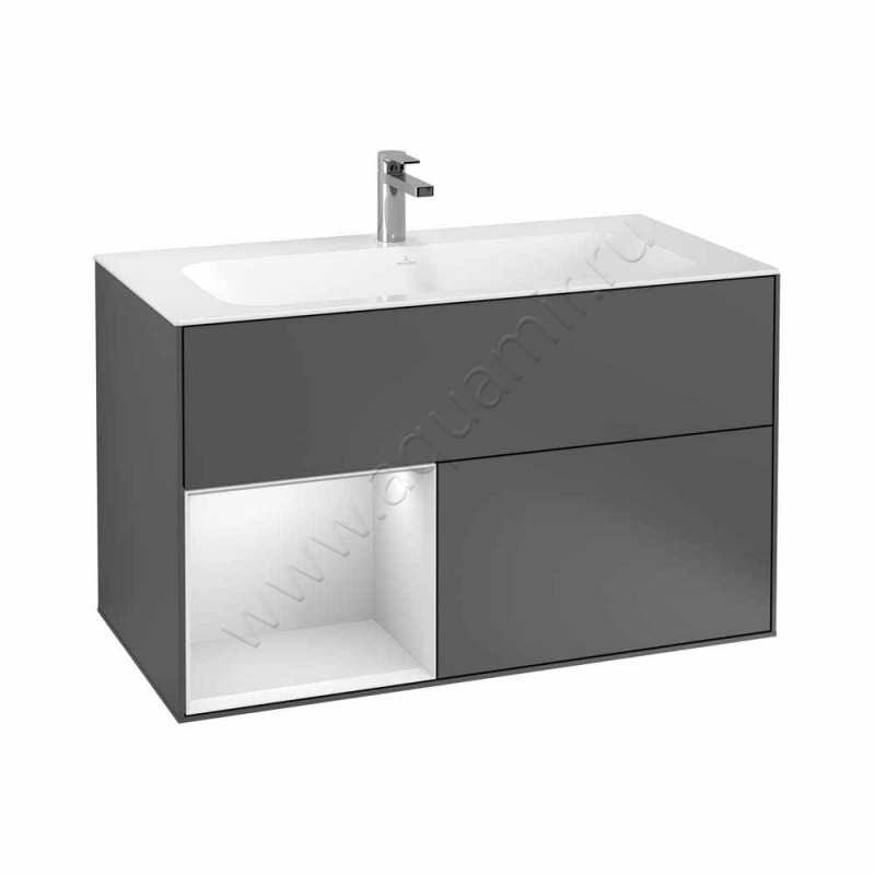 Тумба под раковину Villeroy & Boch Finion F030GFGK в интерьере