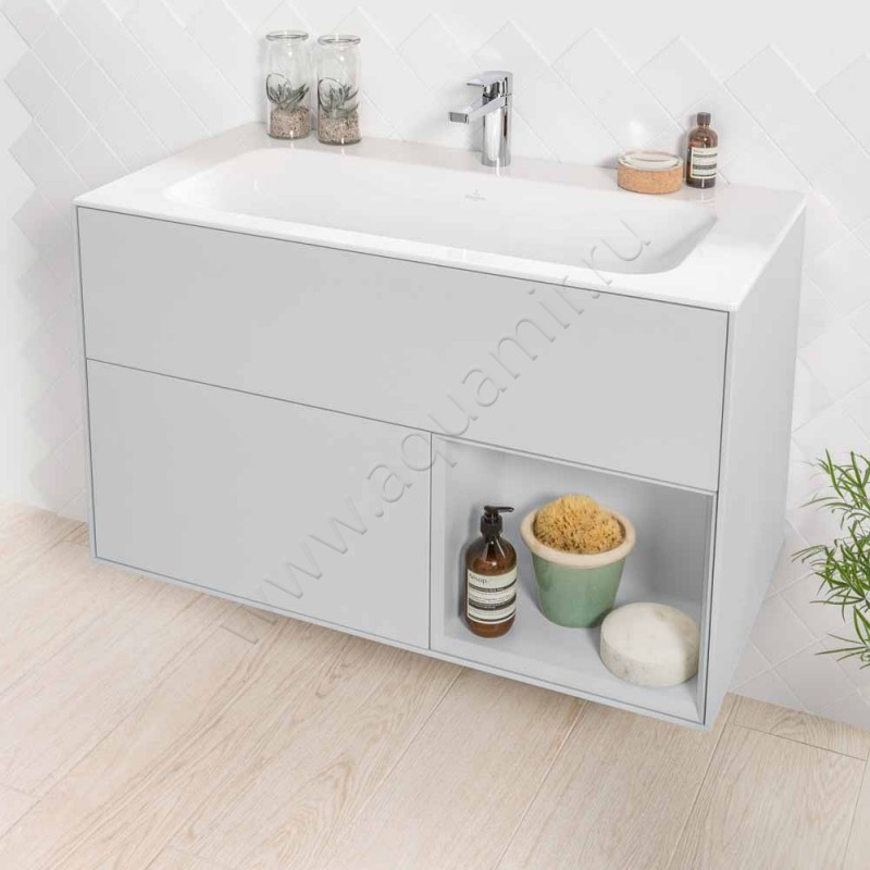 Тумба под раковину Villeroy & Boch Finion F040GJGJ в интерьере