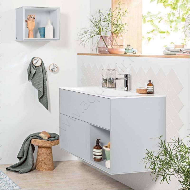 Тумба под раковину Villeroy & Boch Finion F040GJGJ в интерьере