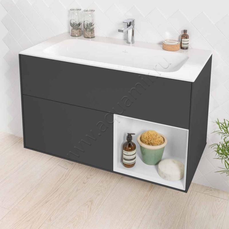Тумба для раковины Villeroy & Boch Finion F040MTGK в интерьере