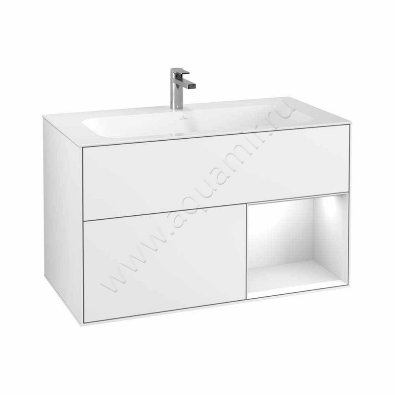 Тумба для раковины Villeroy & Boch Finion G040MTMT в интерьере