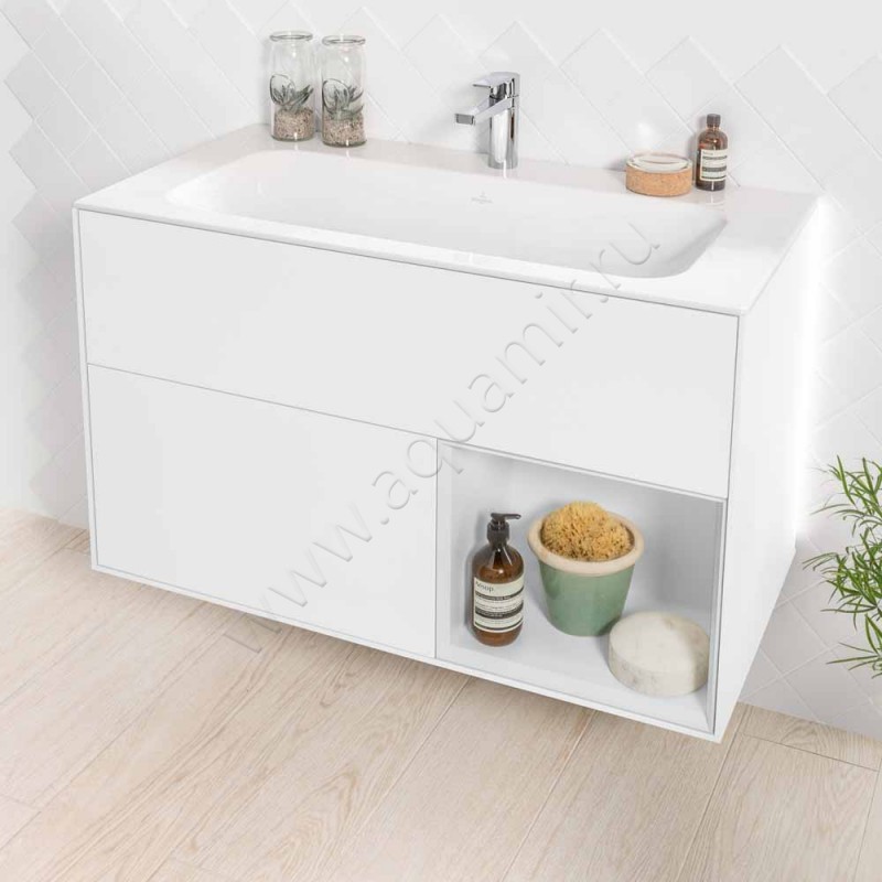 Тумба для раковины Villeroy & Boch Finion G040PDGN в интерьере