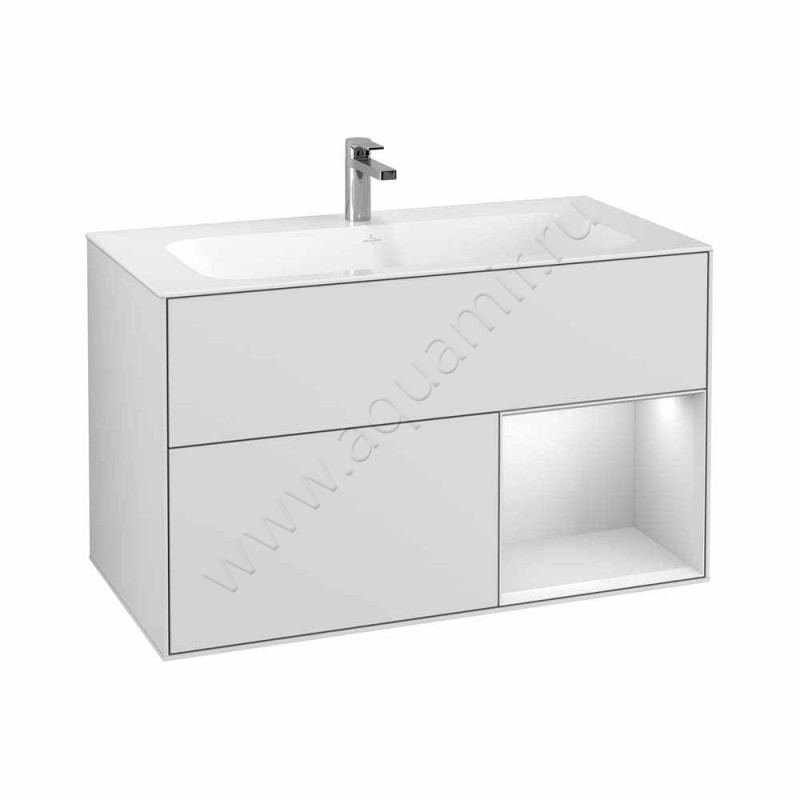 Тумба для раковины Villeroy & Boch Finion G040GFGF в интерьере