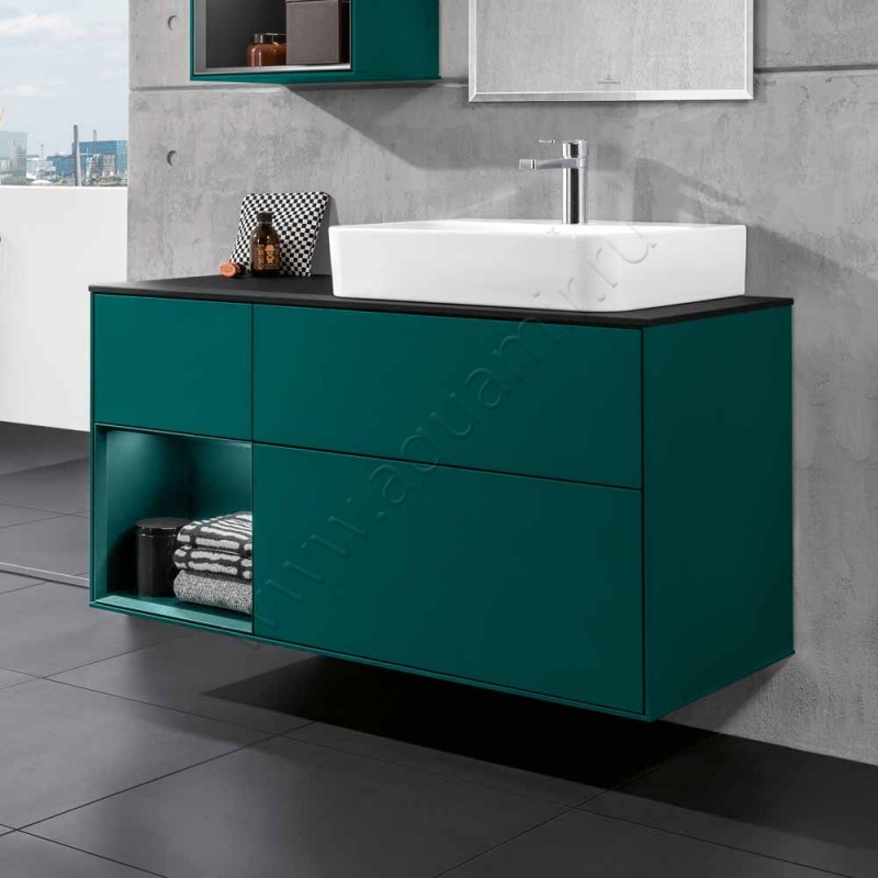 Тумба под раковину Villeroy & Boch Finion F142HFPD в интерьере