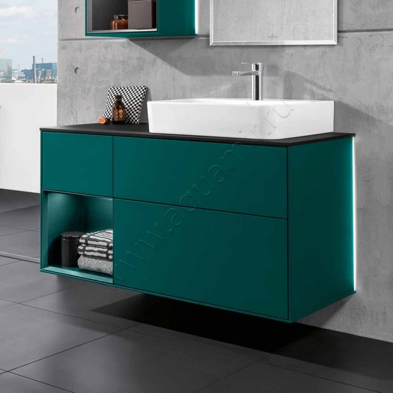 Тумба для раковины Villeroy & Boch Finion G141HFGF в интерьере