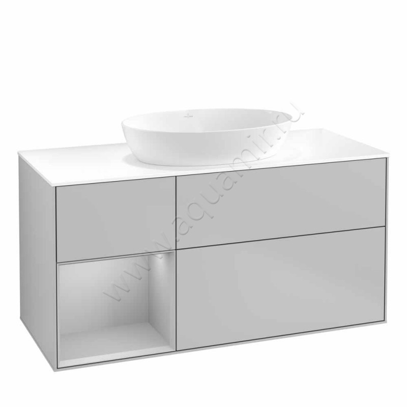 Тумба для раковины Villeroy & Boch Finion FA61GJGJ в интерьере