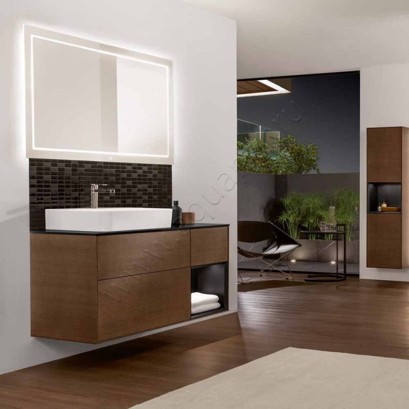 Тумба для раковины Villeroy & Boch Finion G152PDGN в интерьере