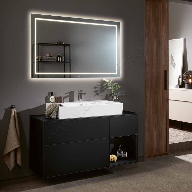 Тумба для раковины Villeroy & Boch Finion F172PDPD в интерьере