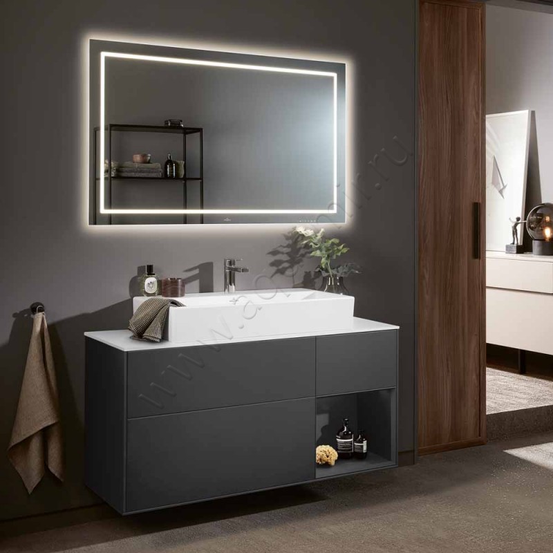 Тумба под раковину Villeroy & Boch Finion F171GKGK в интерьере