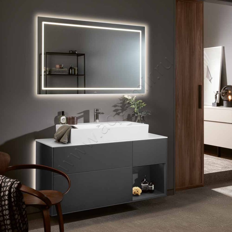 Тумба для раковины Villeroy & Boch Finion G171GKGK в интерьере