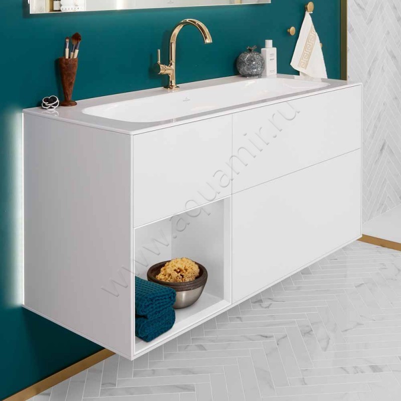 Тумба для раковины Villeroy & Boch Finion G060PCPC в интерьере