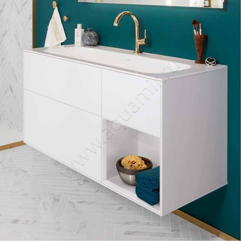 Тумба для раковины Villeroy & Boch Finion F070GFGF в интерьере