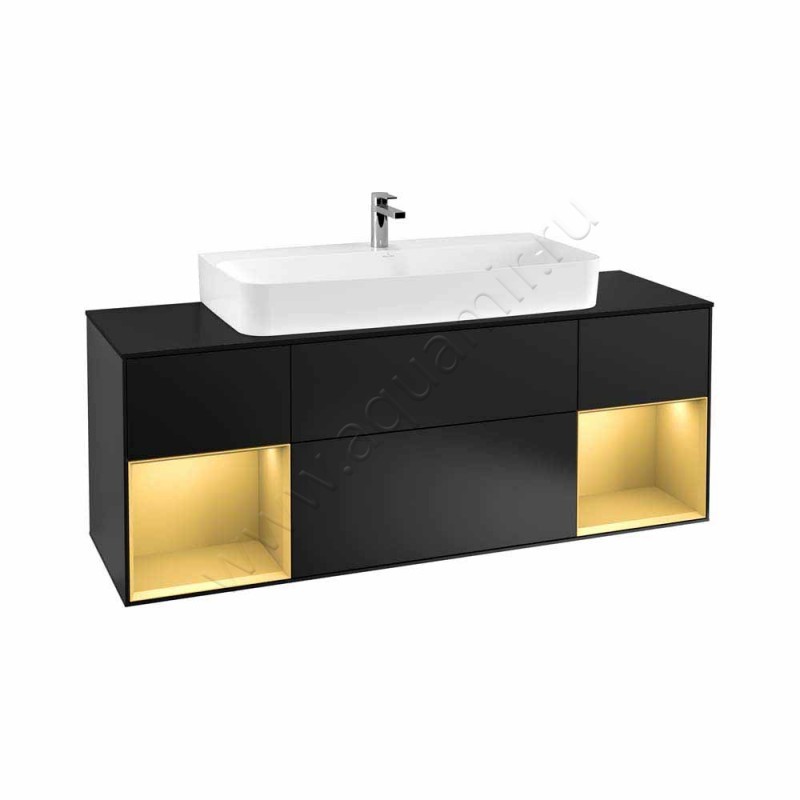 Тумба для раковины Villeroy & Boch Finion F212HFPD в интерьере