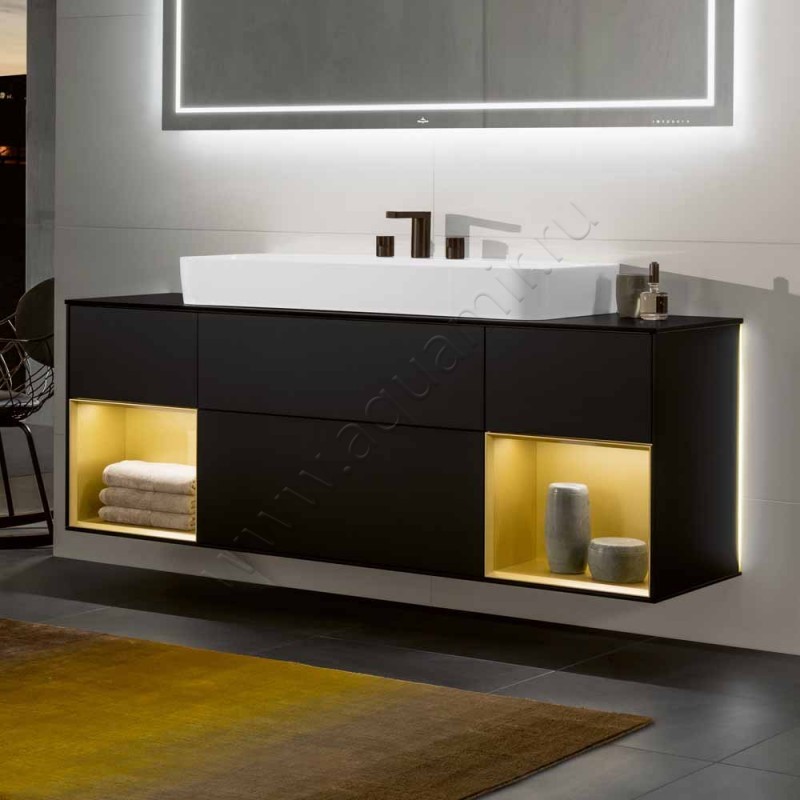 Тумба для раковины Villeroy & Boch Finion G211GKGK в интерьере