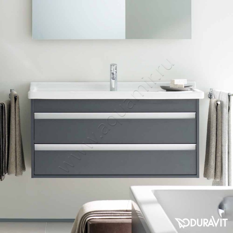 Тумба под раковину Duravit Ketho KT643001818 в интерьере