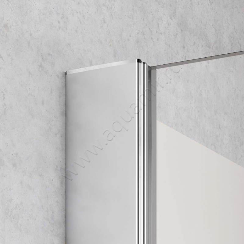 Поворотная душевая дверь для комбинации с ответной частью Kermi Liga LIETL07520VAK в интерьере