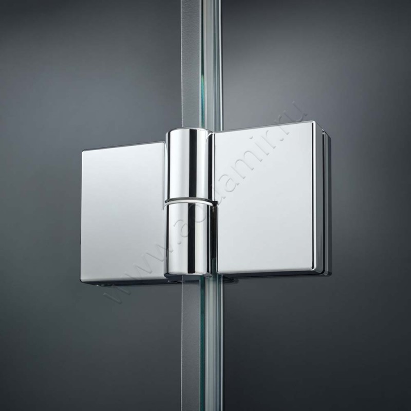 Поворотная душевая дверь для комбинации с ответной частью Kermi Liga LIETL09020VAK в интерьере