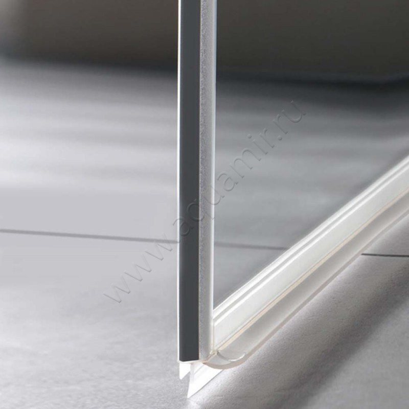 Душевой уголок со складными дверями Kermi Diga DIF4709020VPK в интерьере