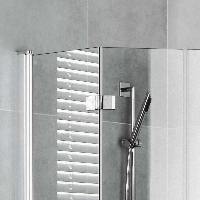 Душевой уголок со складными дверями Kermi Diga DIF5010020VAK в интерьере