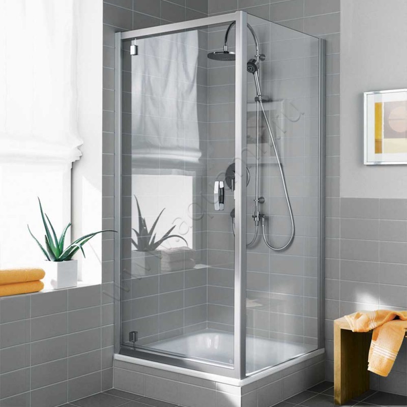 Душевая стенка для двери Kermi Ibiza 2000 I2TWO120181AK в интерьере