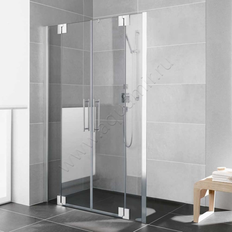 Маятниковая душевая дверь для боковой стенки/боковой двери Kermi Pasa XP PXPTF183201PK