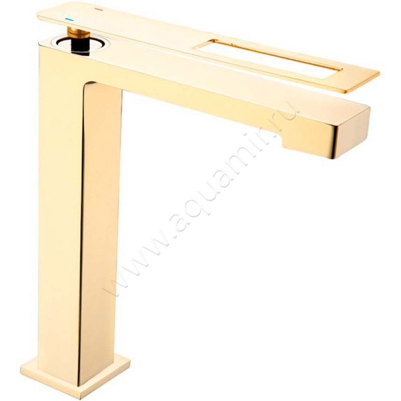 Смеситель для раковины Boheme Q золото 142GG